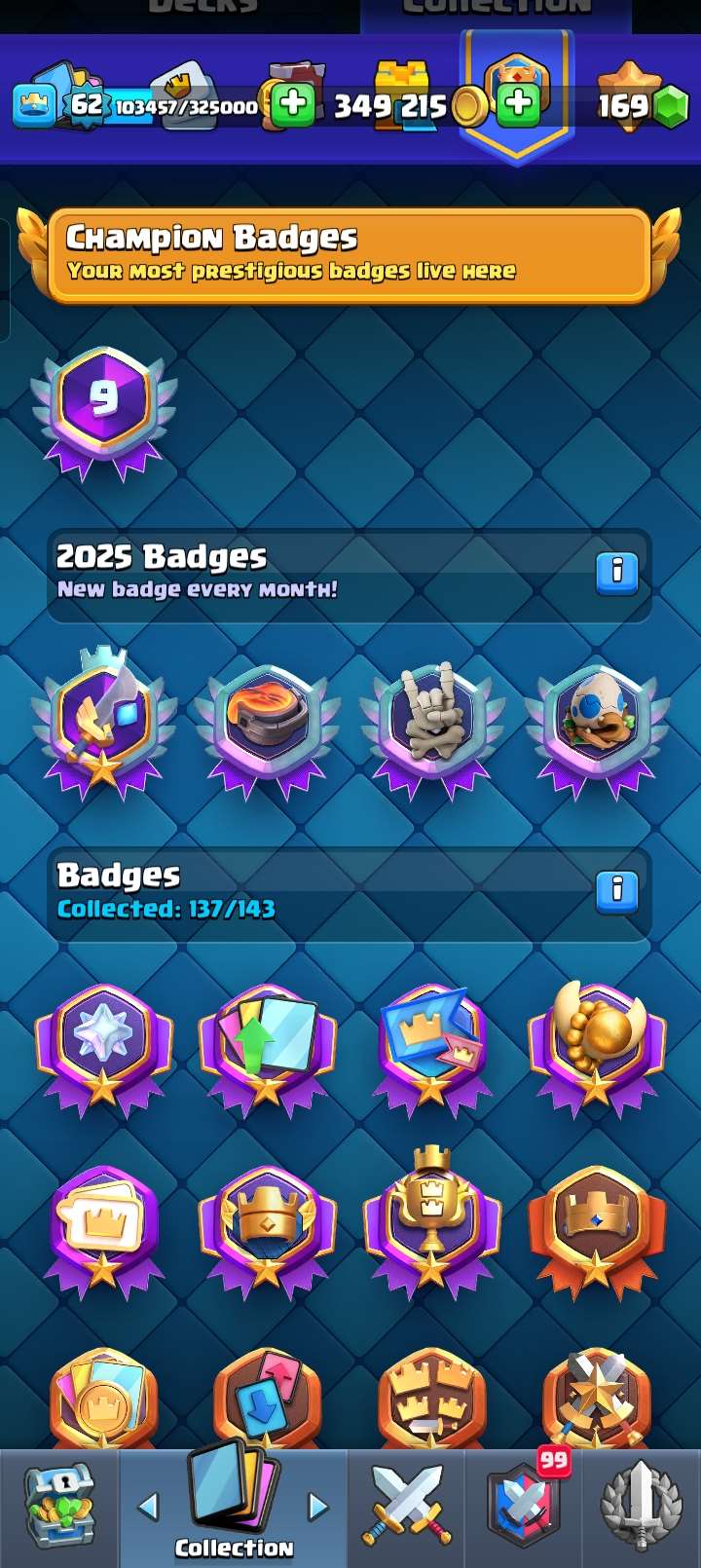 Game account sale Clash Royale