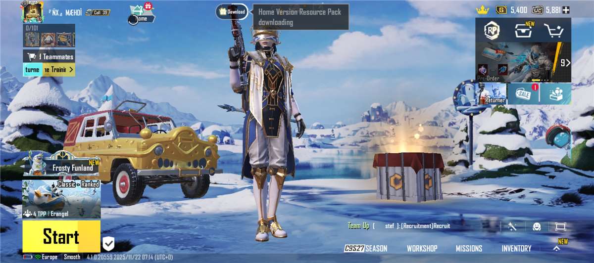 Game account sale PUBG MOBILE