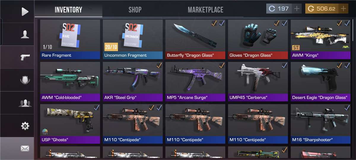 Game account sale Standoff 2