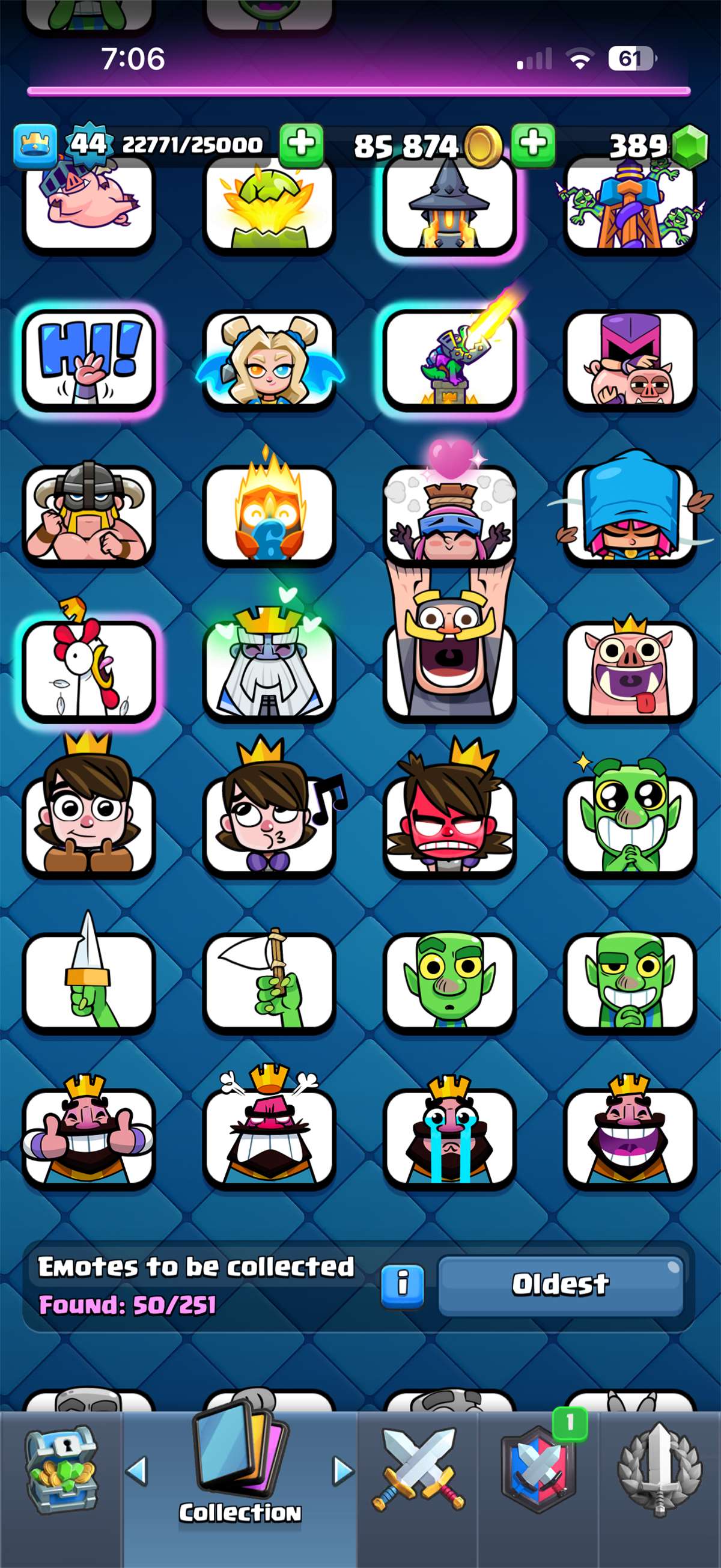 Game account sale Clash Royale