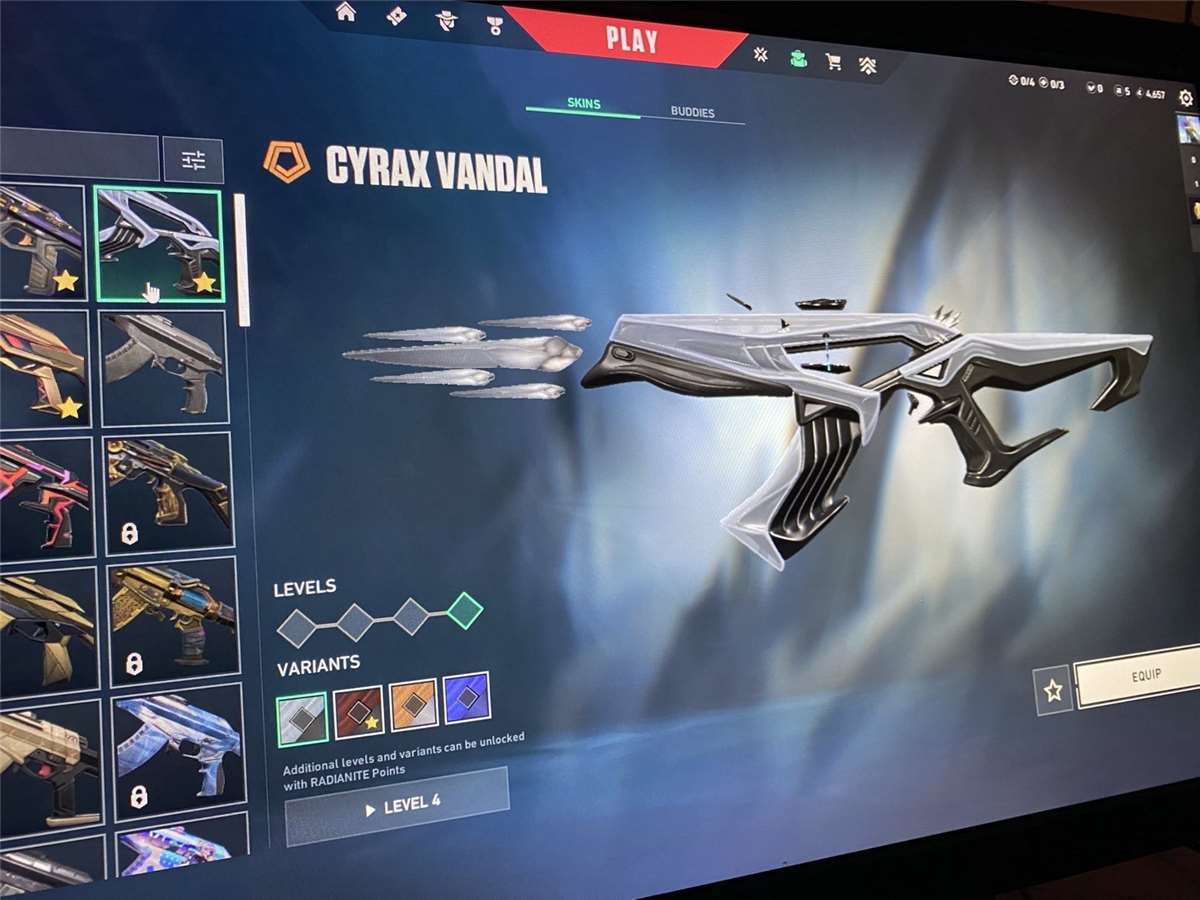 Game account sale Valorant