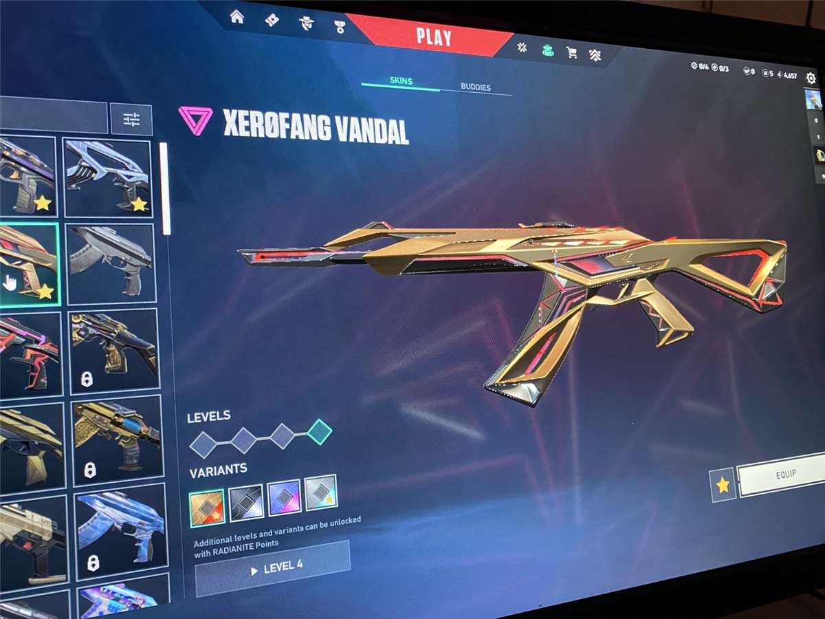 Game account sale Valorant