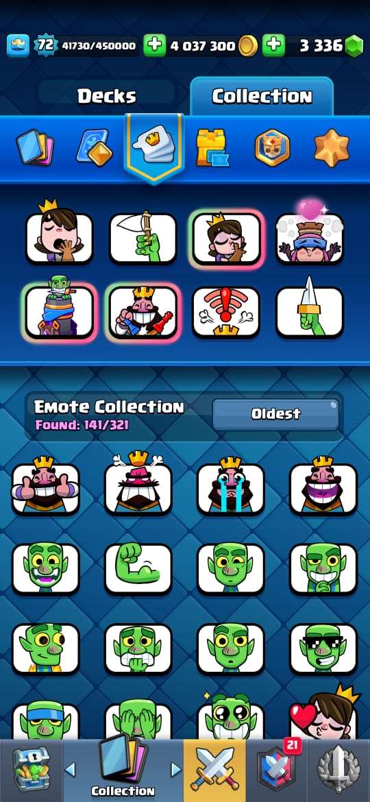 Game account sale Clash Royale