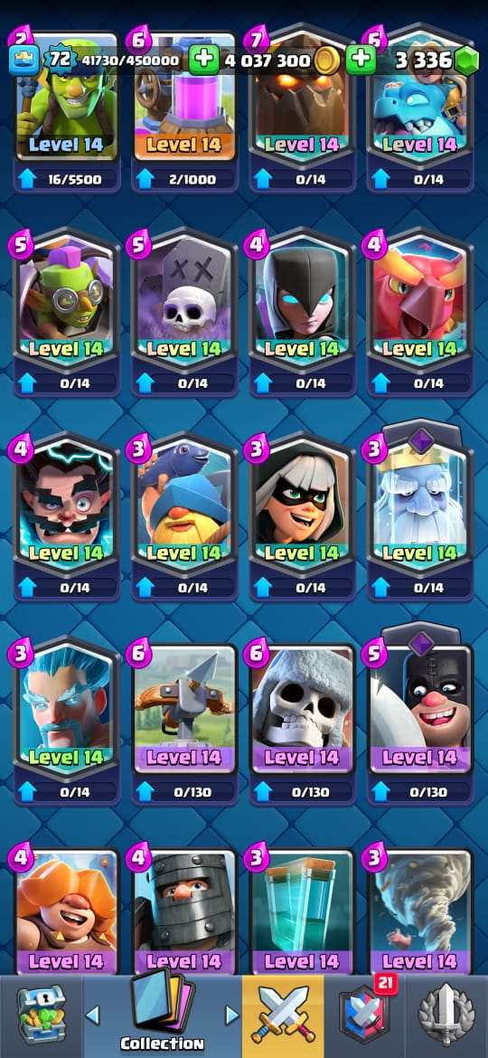 Game account sale Clash Royale