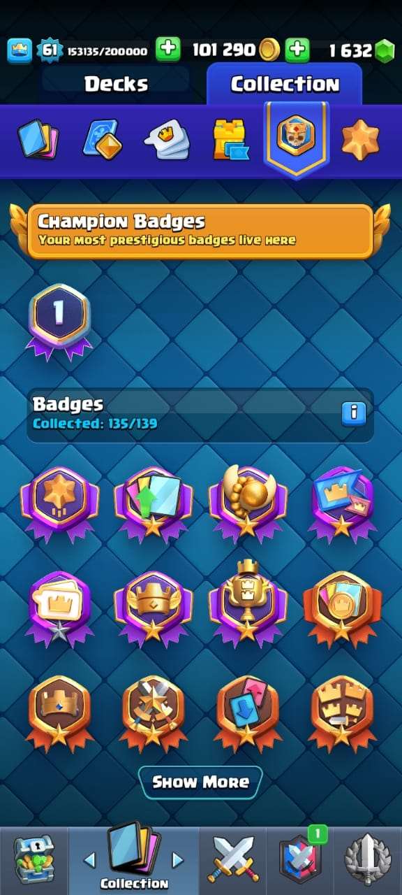 Game account sale Clash Royale