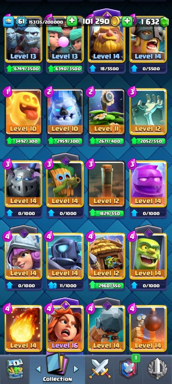 Game account sale Clash Royale