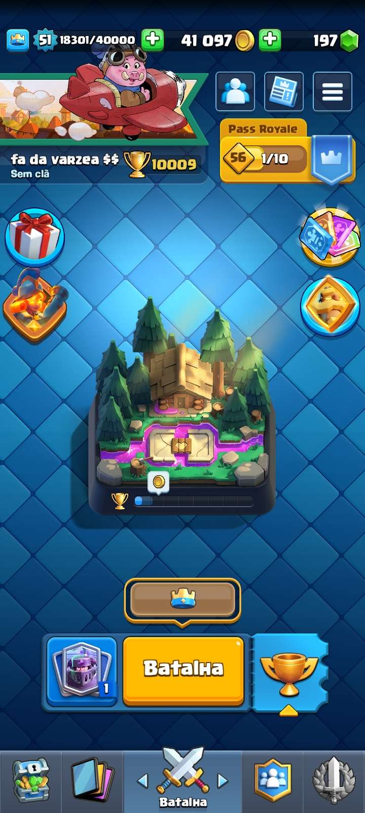 Venda de conta de jogo Clash Royale