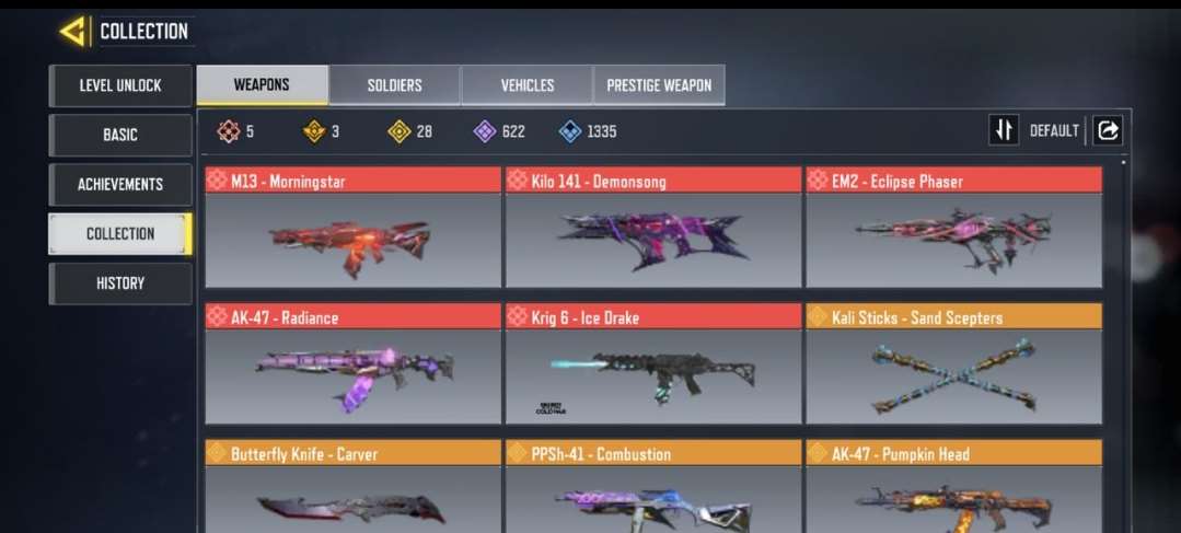 Game account sale Call of Duty Mobile