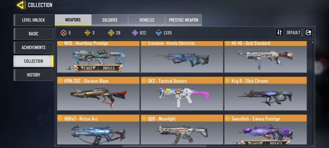 Game account sale Call of Duty Mobile