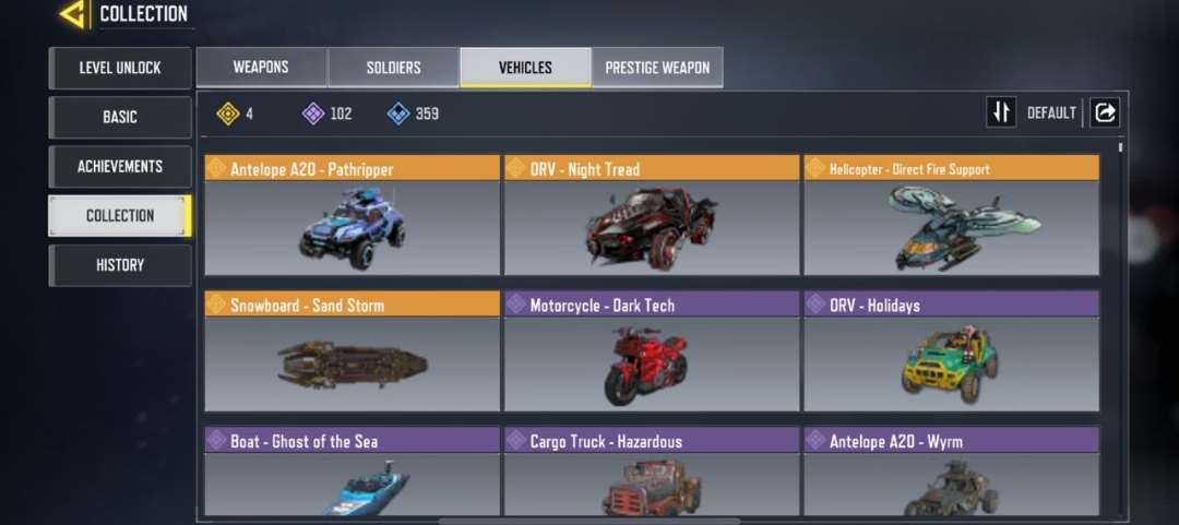 Game account sale Call of Duty Mobile