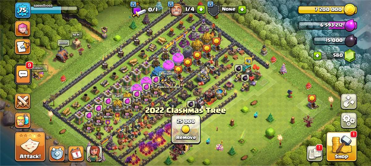 Game account sale Clash of Clans