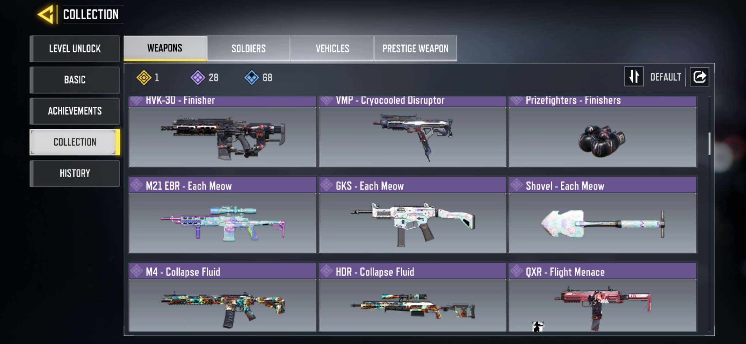 Game account sale Call of Duty Mobile