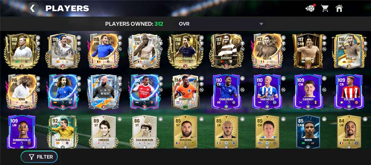 Game account sale Fifa mobile