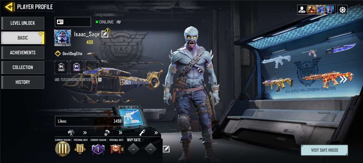 Game account sale Call of Duty Mobile