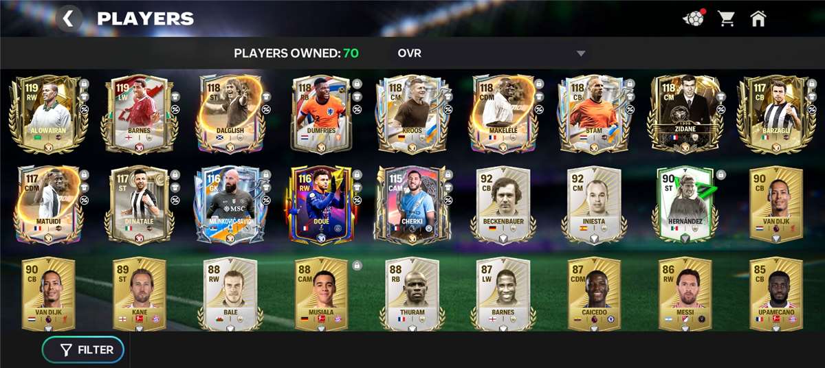 Game account sale Fifa mobile