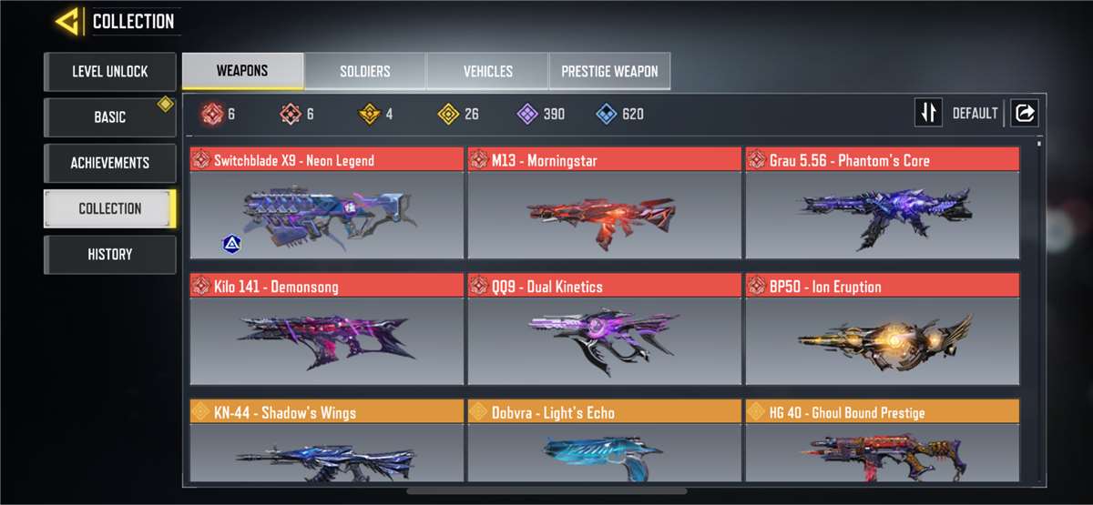 Game account sale Call of Duty Mobile