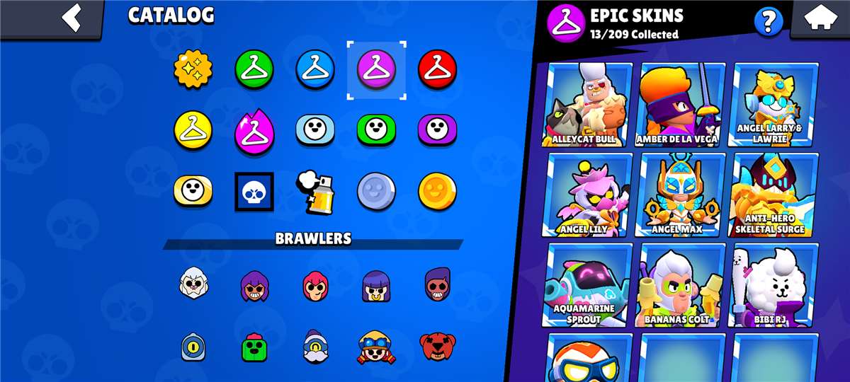 Game account sale Brawl Stars