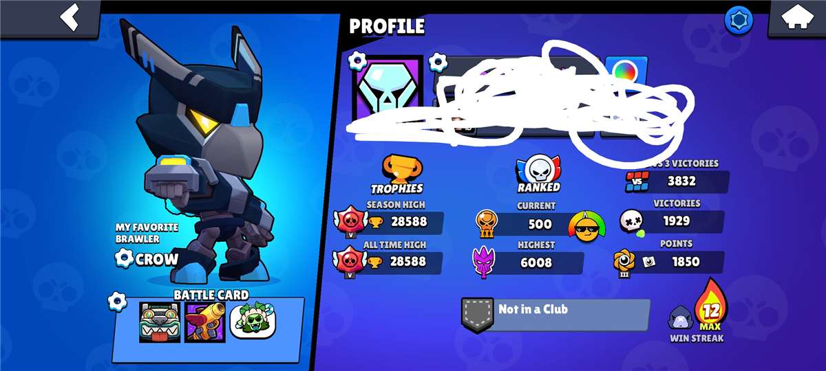 Game account sale Brawl Stars
