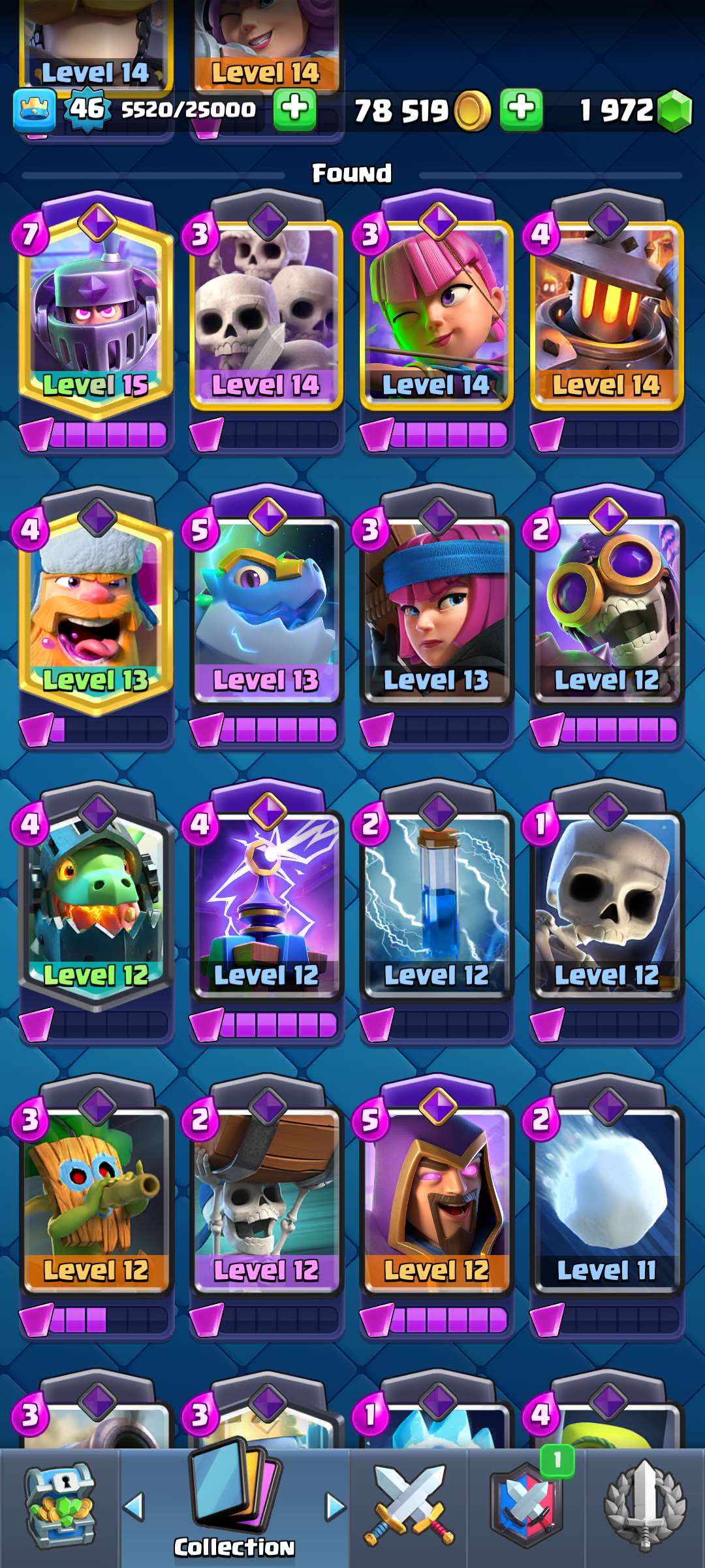 Game account sale Clash Royale