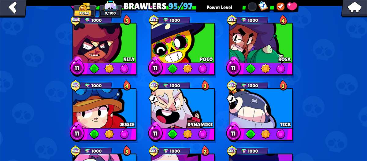Game account sale Brawl Stars
