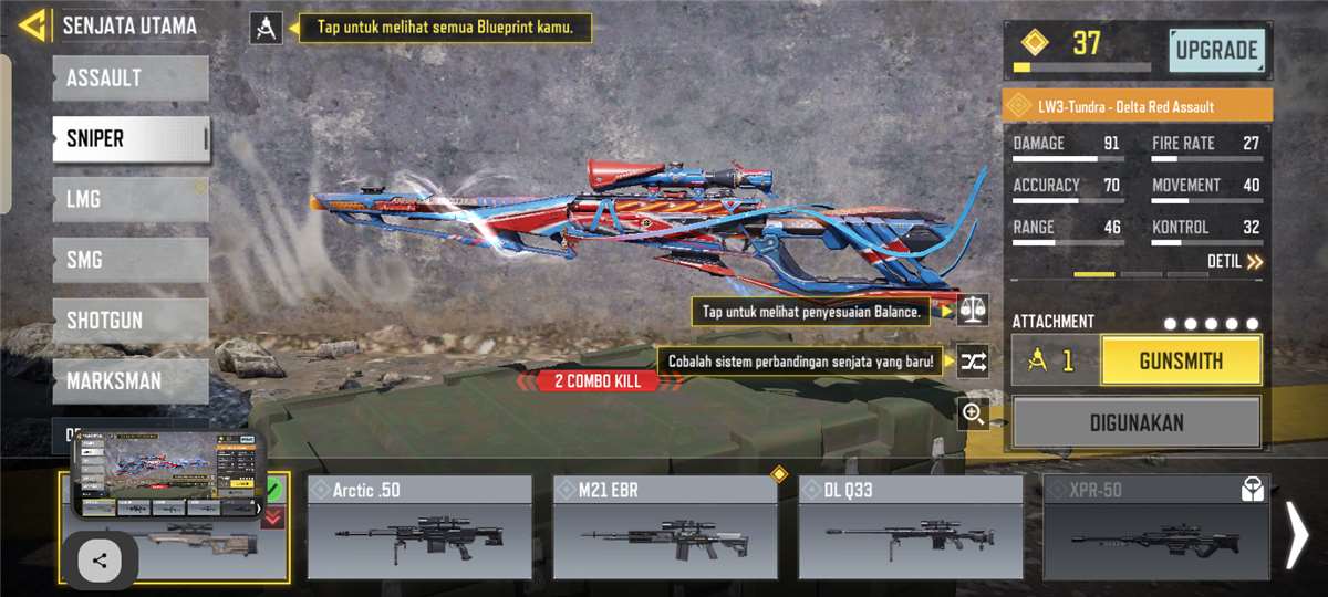 Penjualan akun permainan Call of Duty Mobile