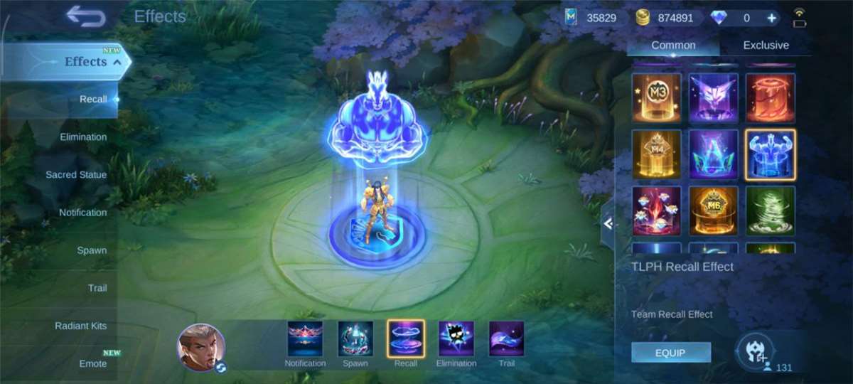 Game account sale Mobile Legends