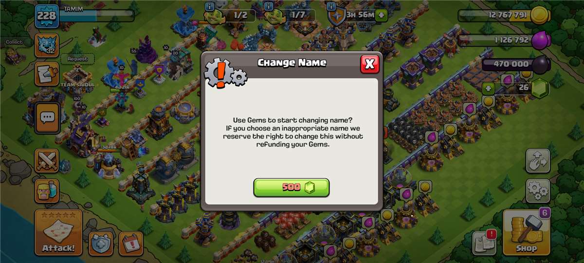 Game account sale Clash of Clans