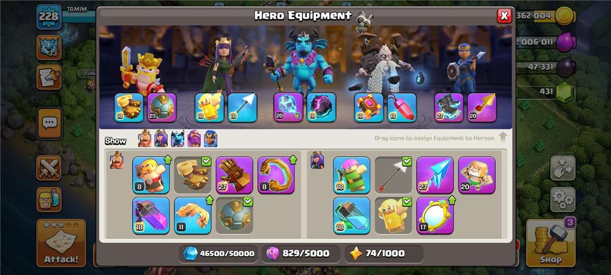 Game account sale Clash of Clans