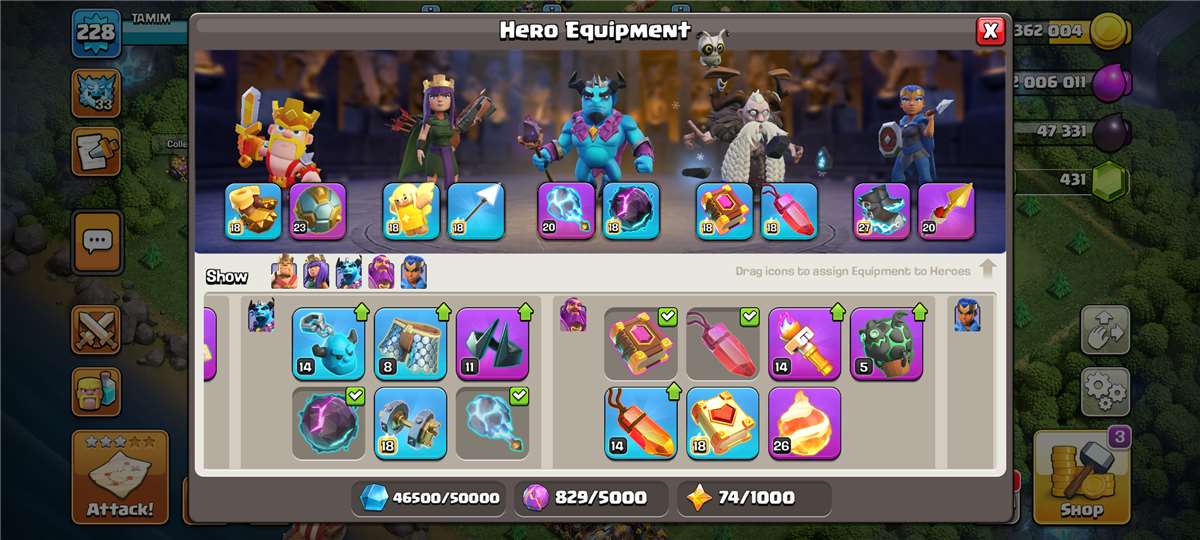 Game account sale Clash of Clans