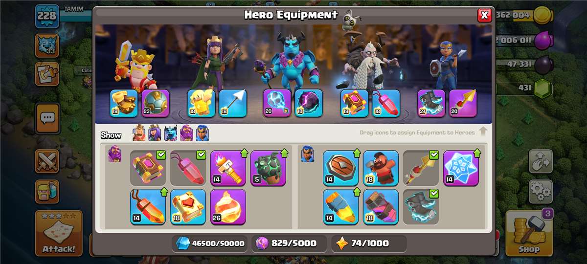 Game account sale Clash of Clans