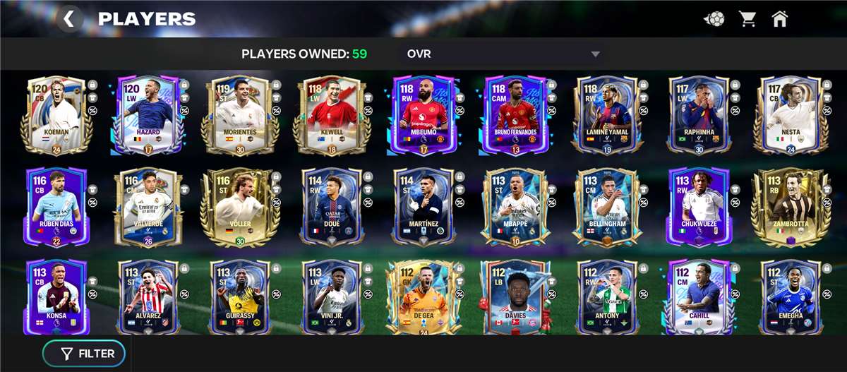 Game account sale Fifa mobile