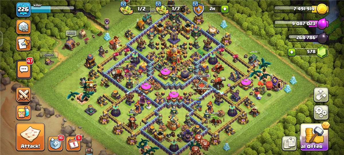 Game account sale Clash of Clans