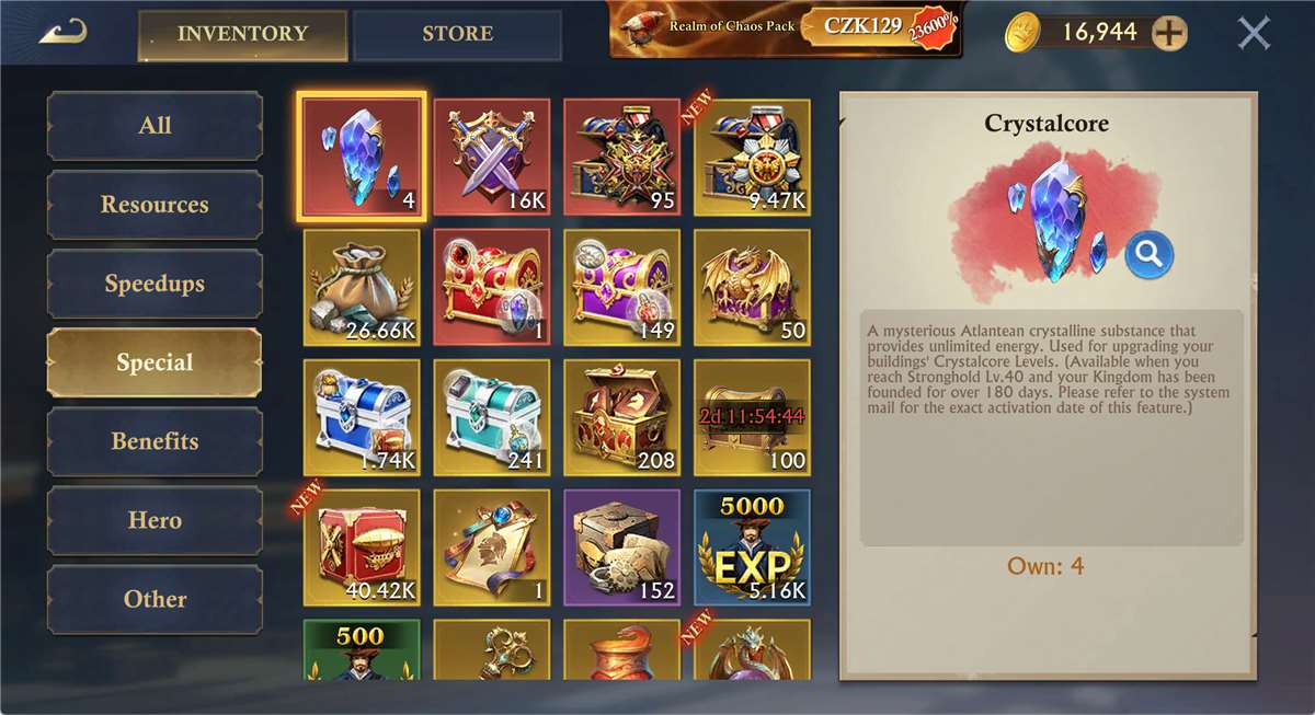 Game account sale Stormshot: isle of adventure