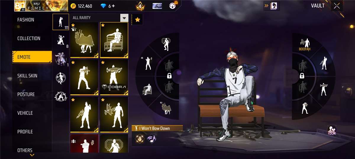 Game account sale Free Fire