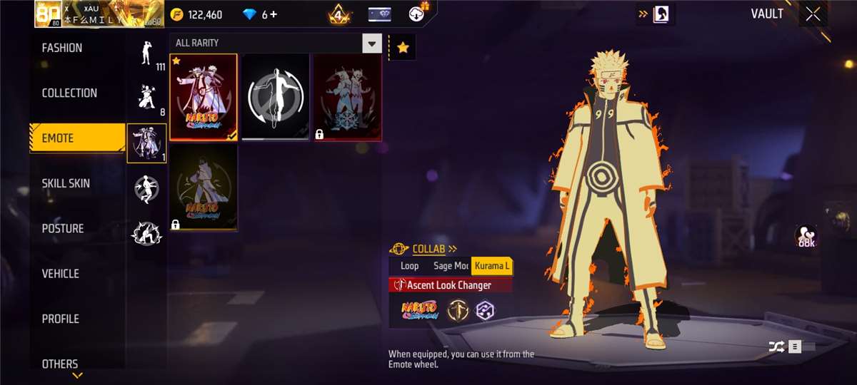 Game account sale Free Fire