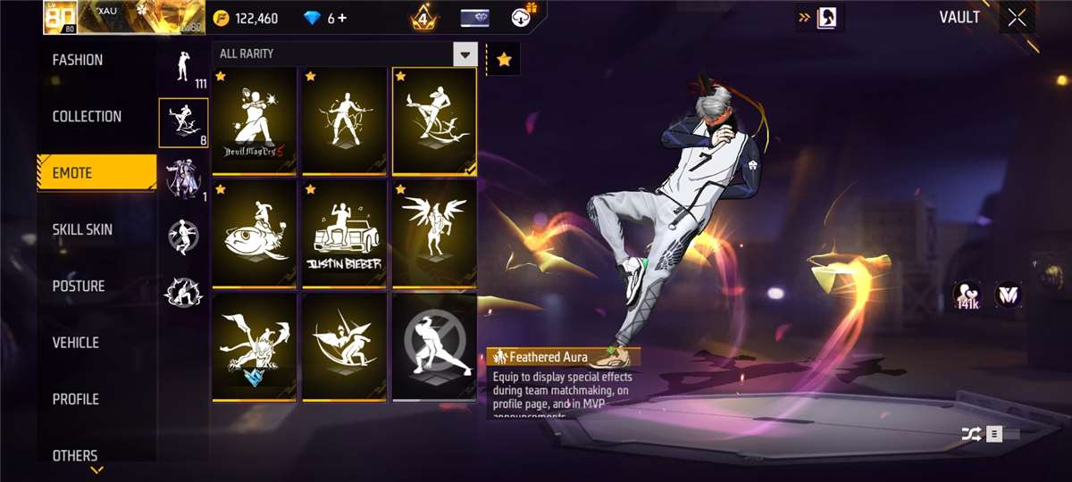 Game account sale Free Fire