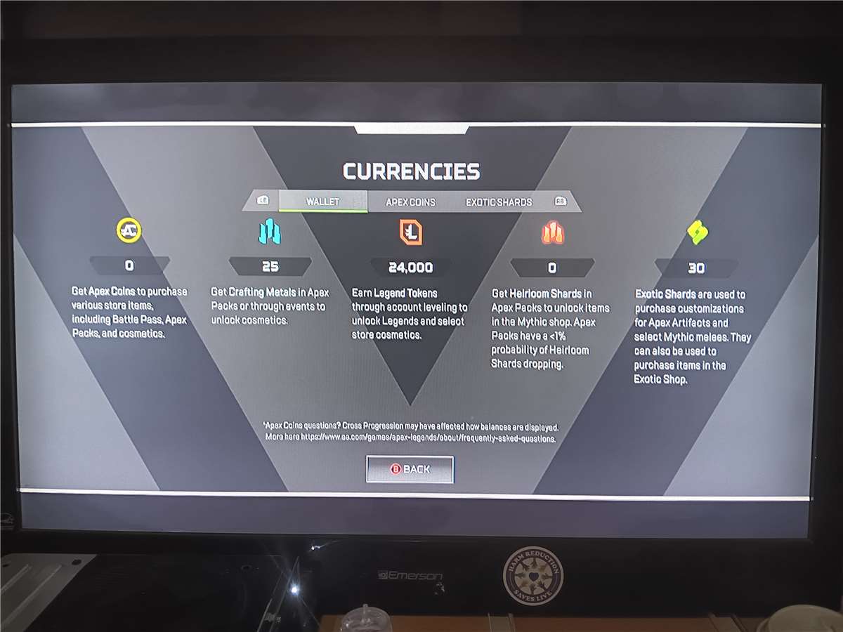 Game account sale Apex Legends