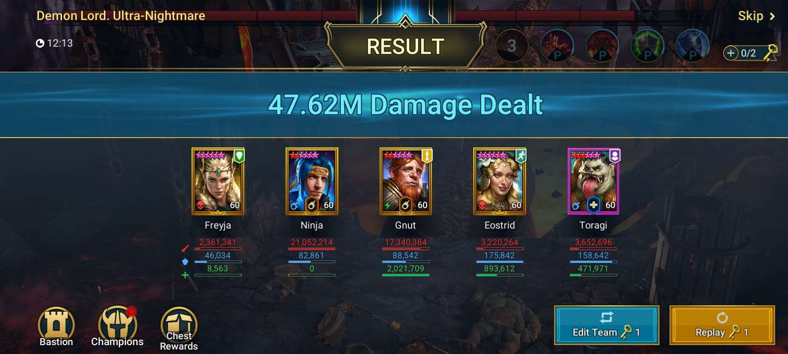 Game account sale Raid Shadow Legends