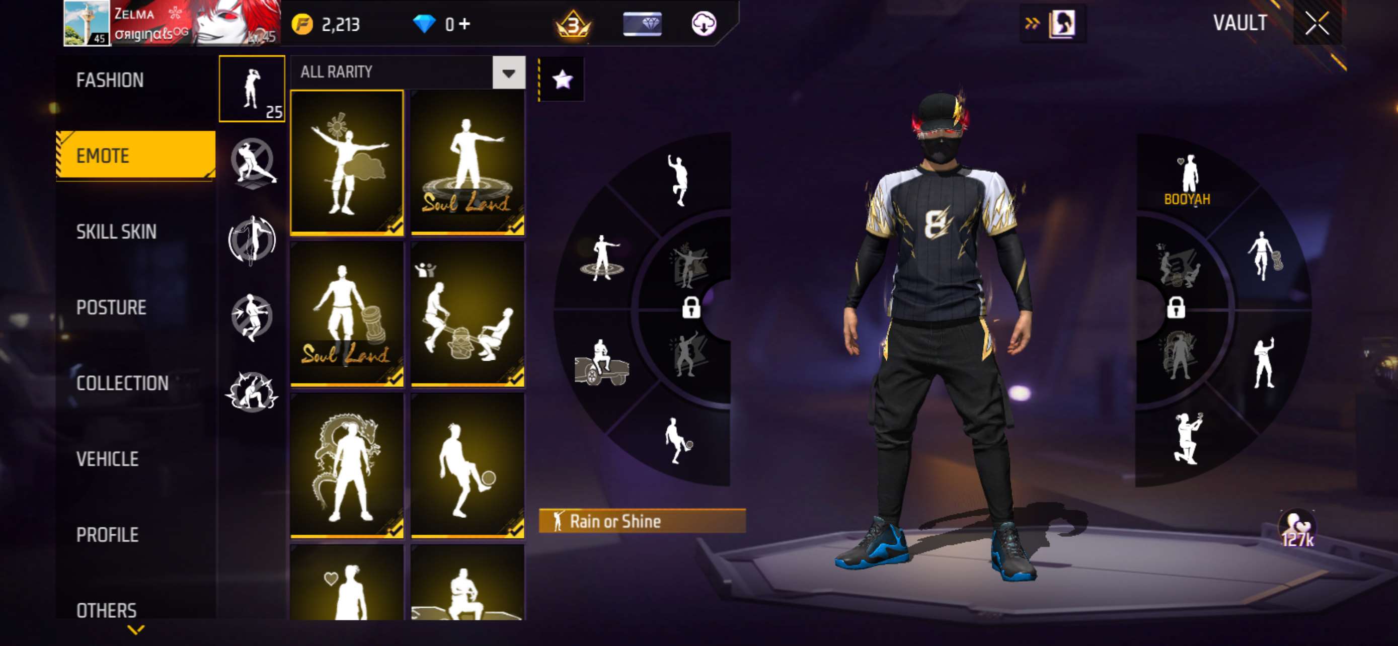 Game account sale Free Fire