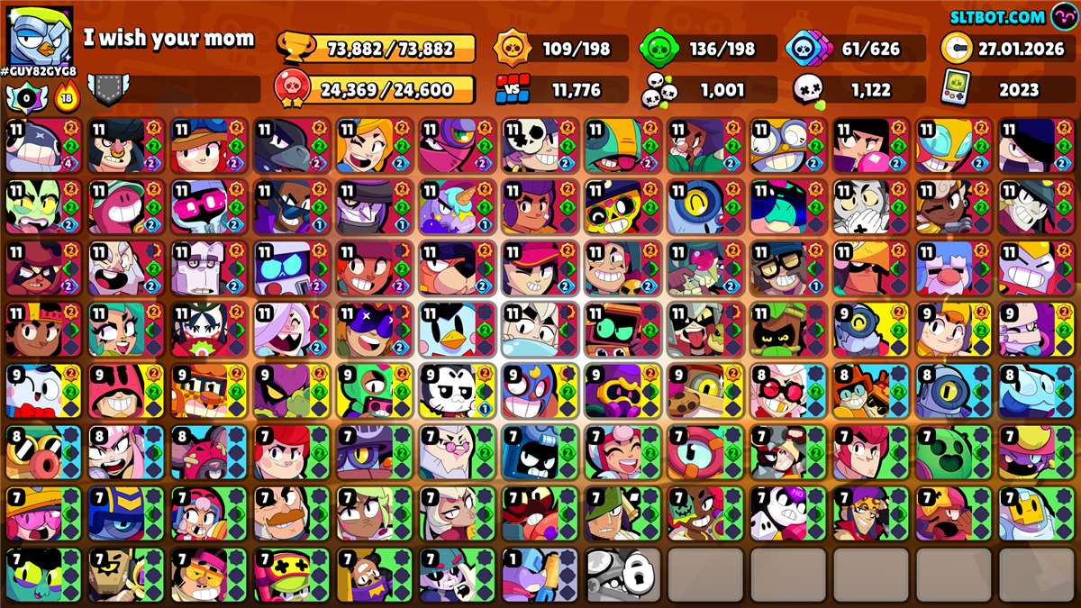 Game account sale Brawl Stars