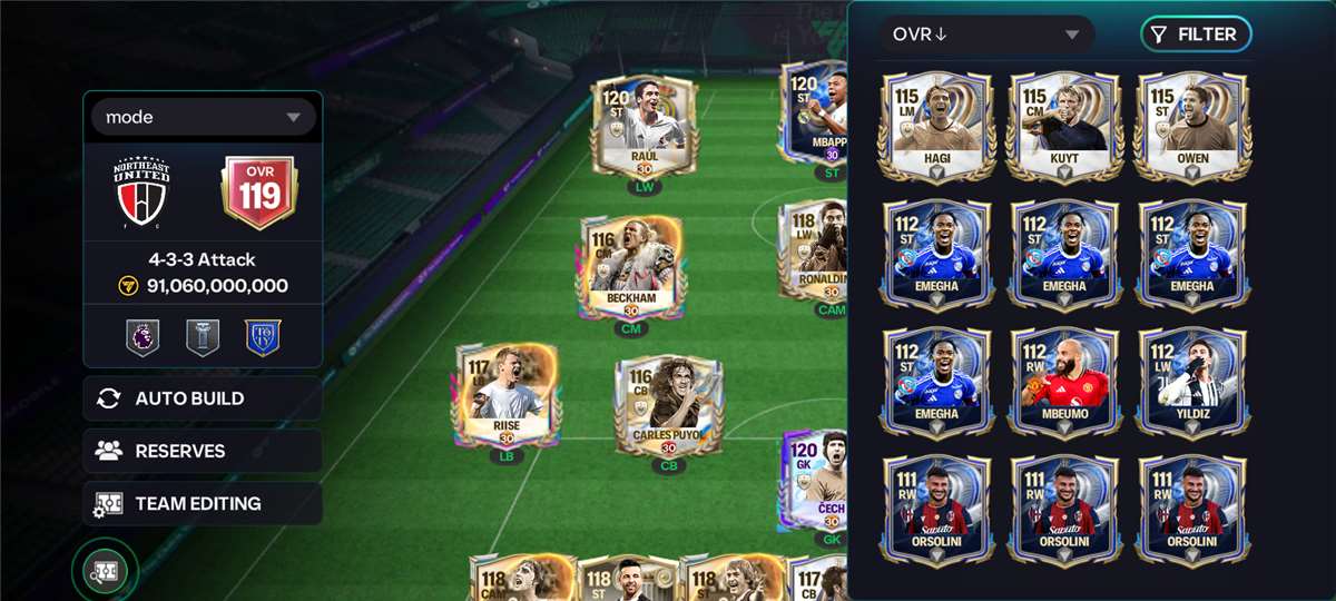 Game account sale Fifa mobile