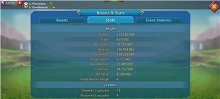 Accounts Lords Mobile