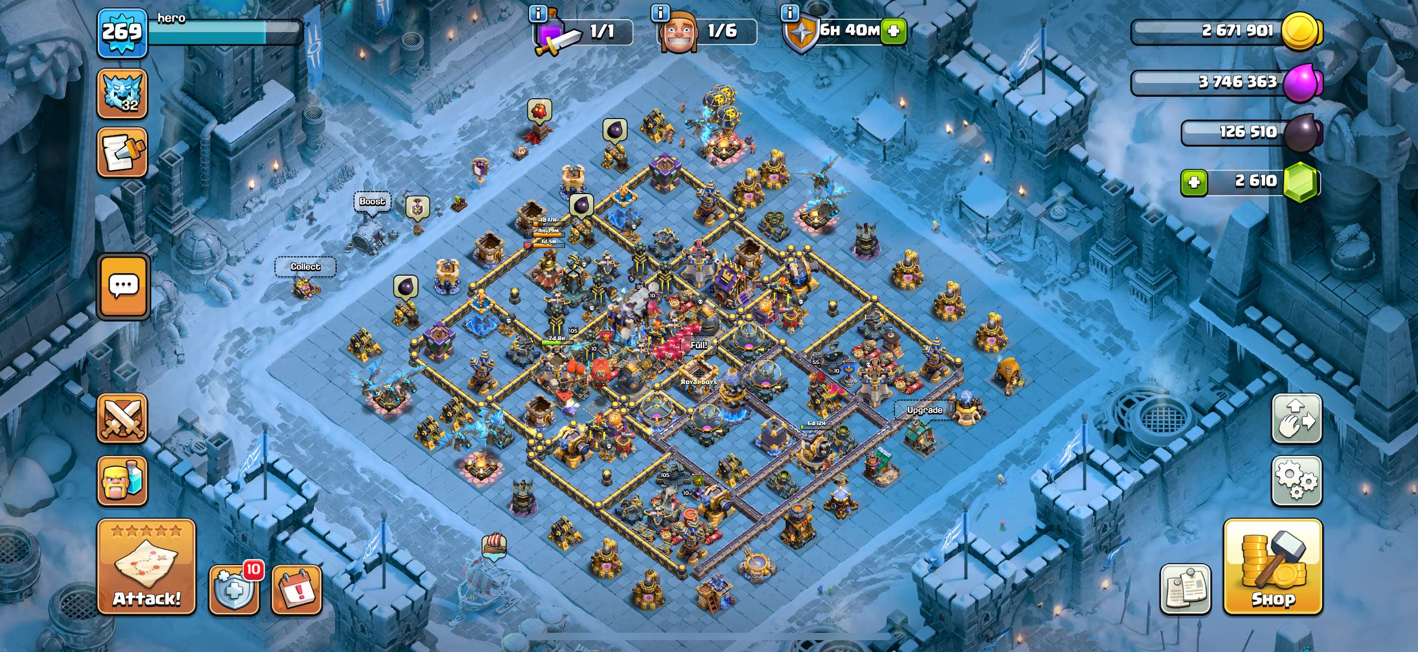 Game account sale Clash of Clans