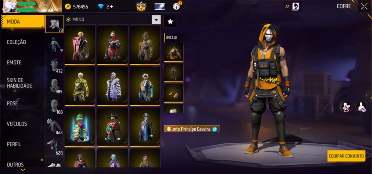 Game account sale Free Fire