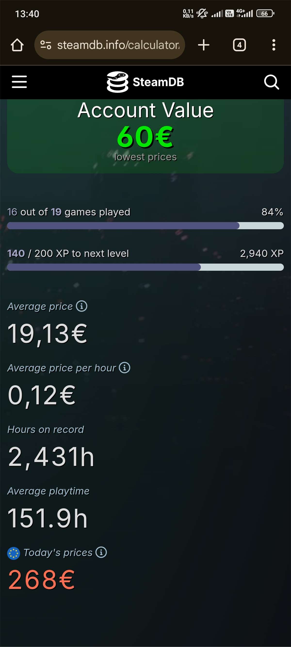 Game account sale Steam