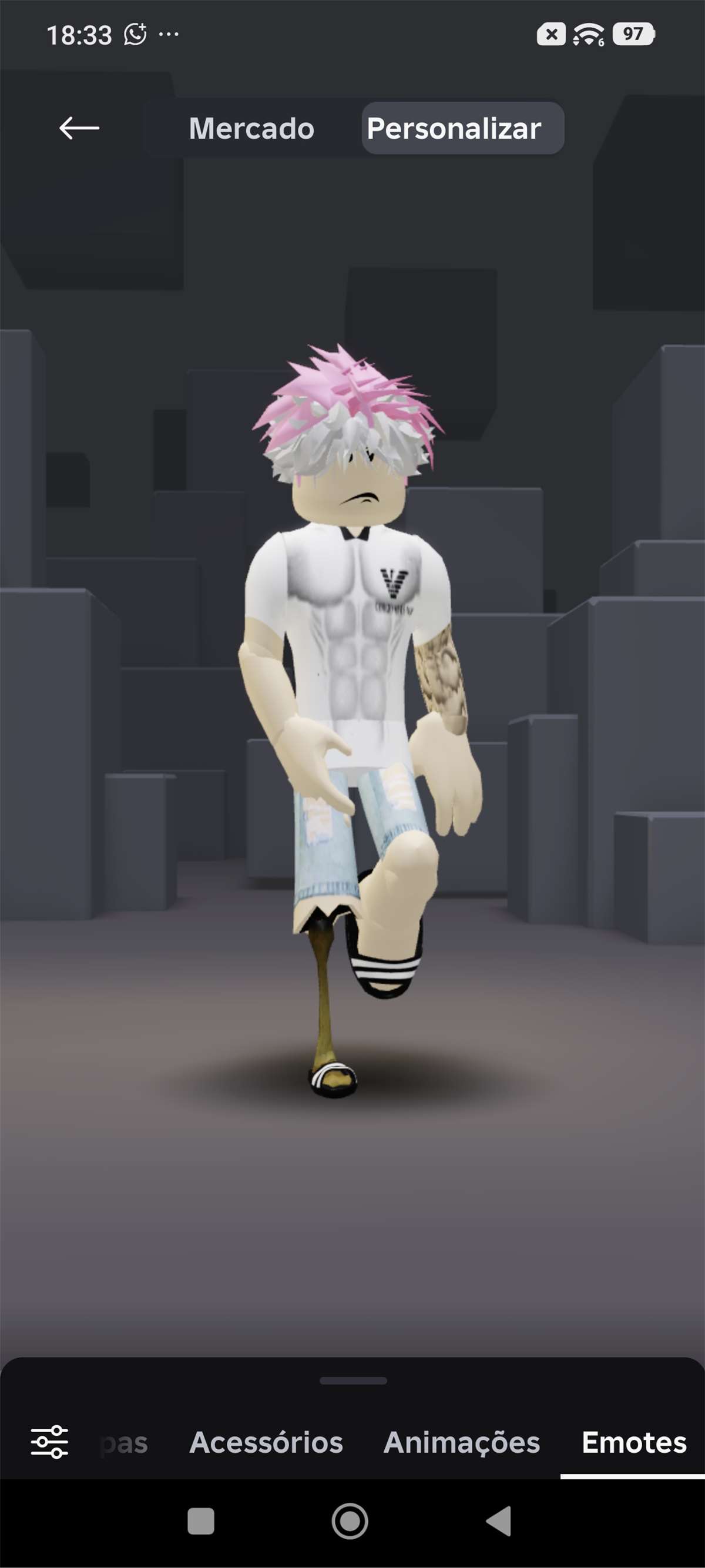 Venda de conta de jogo Roblox