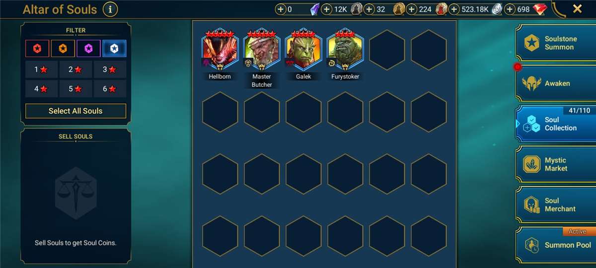 Game account sale Raid Shadow Legends