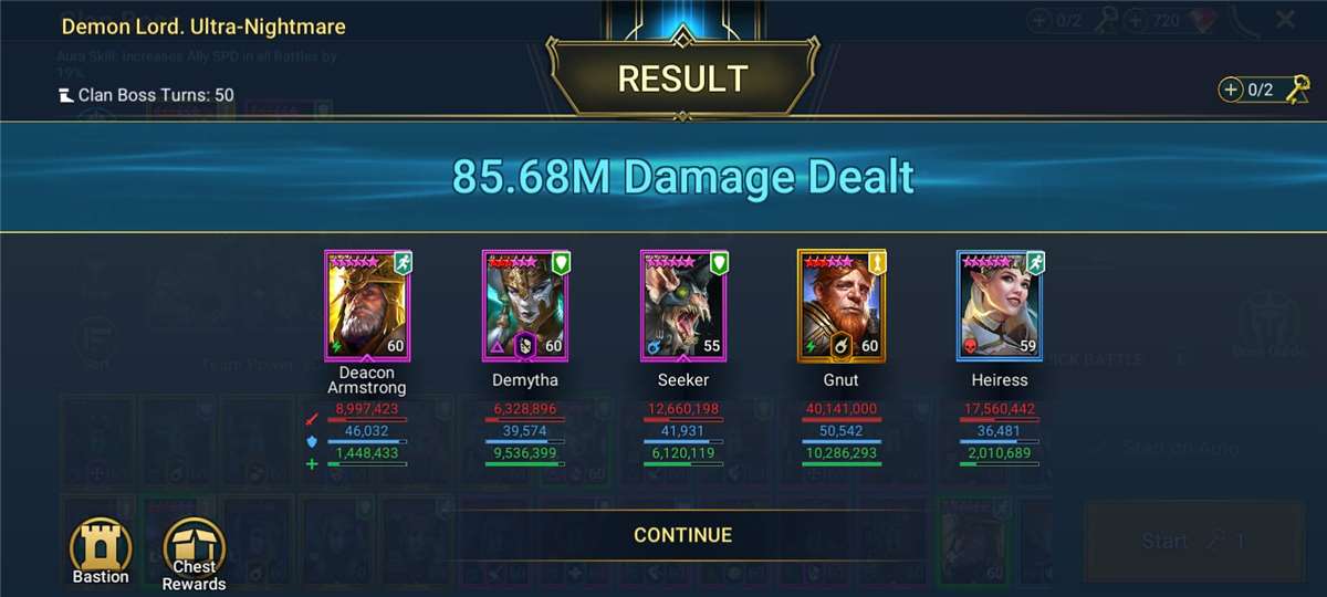 Game account sale Raid Shadow Legends