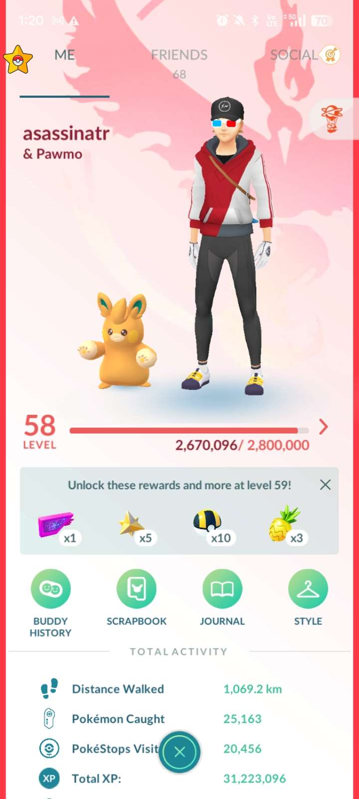 Game account sale Pokemon GO