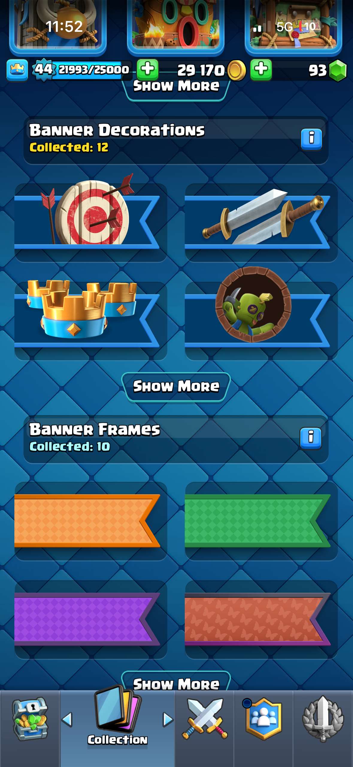 Game account sale Clash Royale